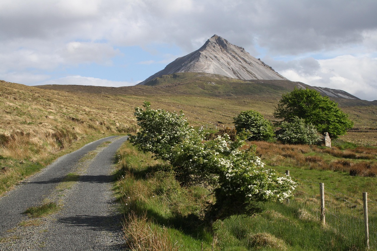 Hikers on a Donegal mountain trail — free hiking in Donegal mountains