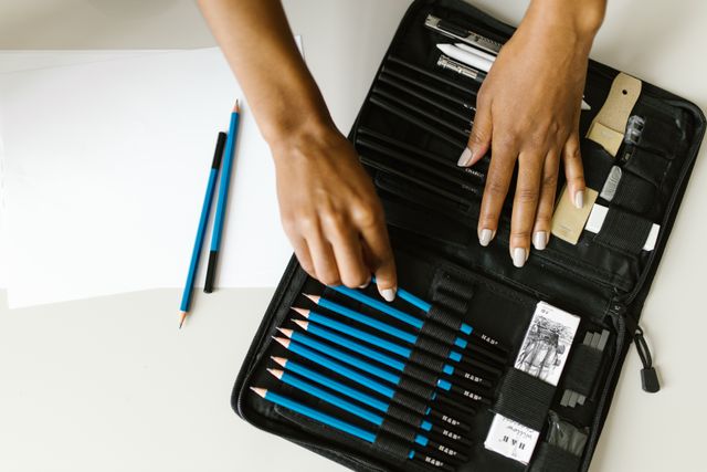 Hard Shell Pencil Case