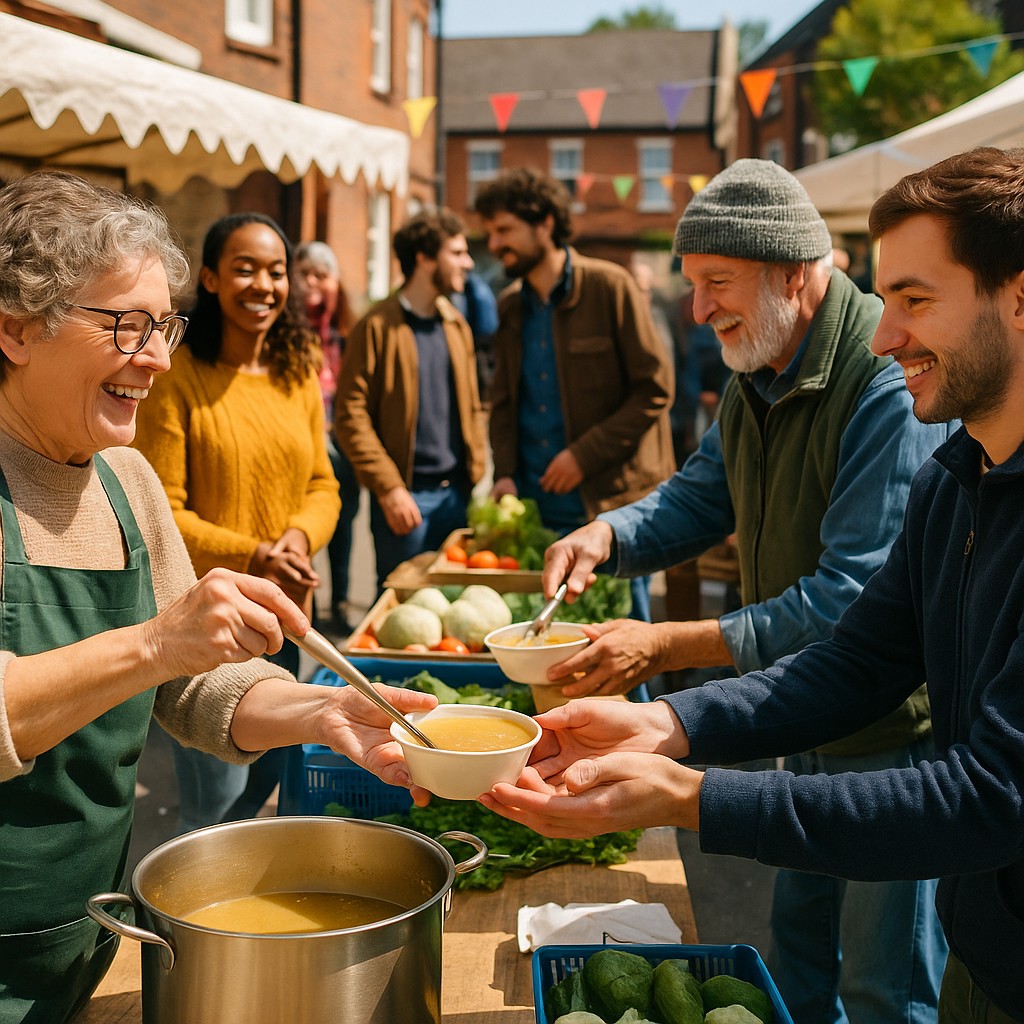 Food and essentials support theme image